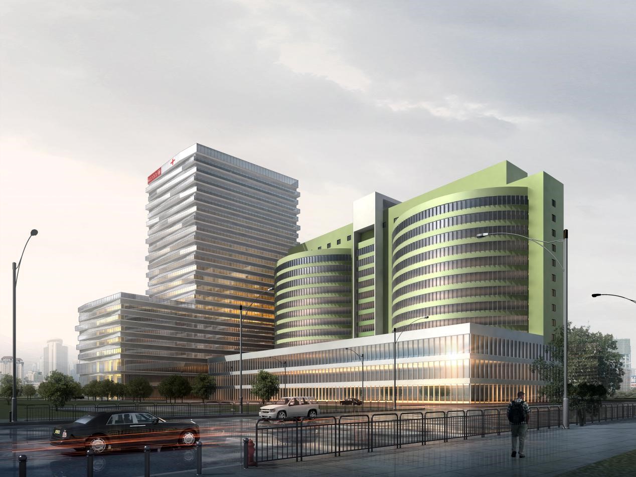 上海同济大学附属东方医院建筑设计 / Lemanarc SA | 特来设计